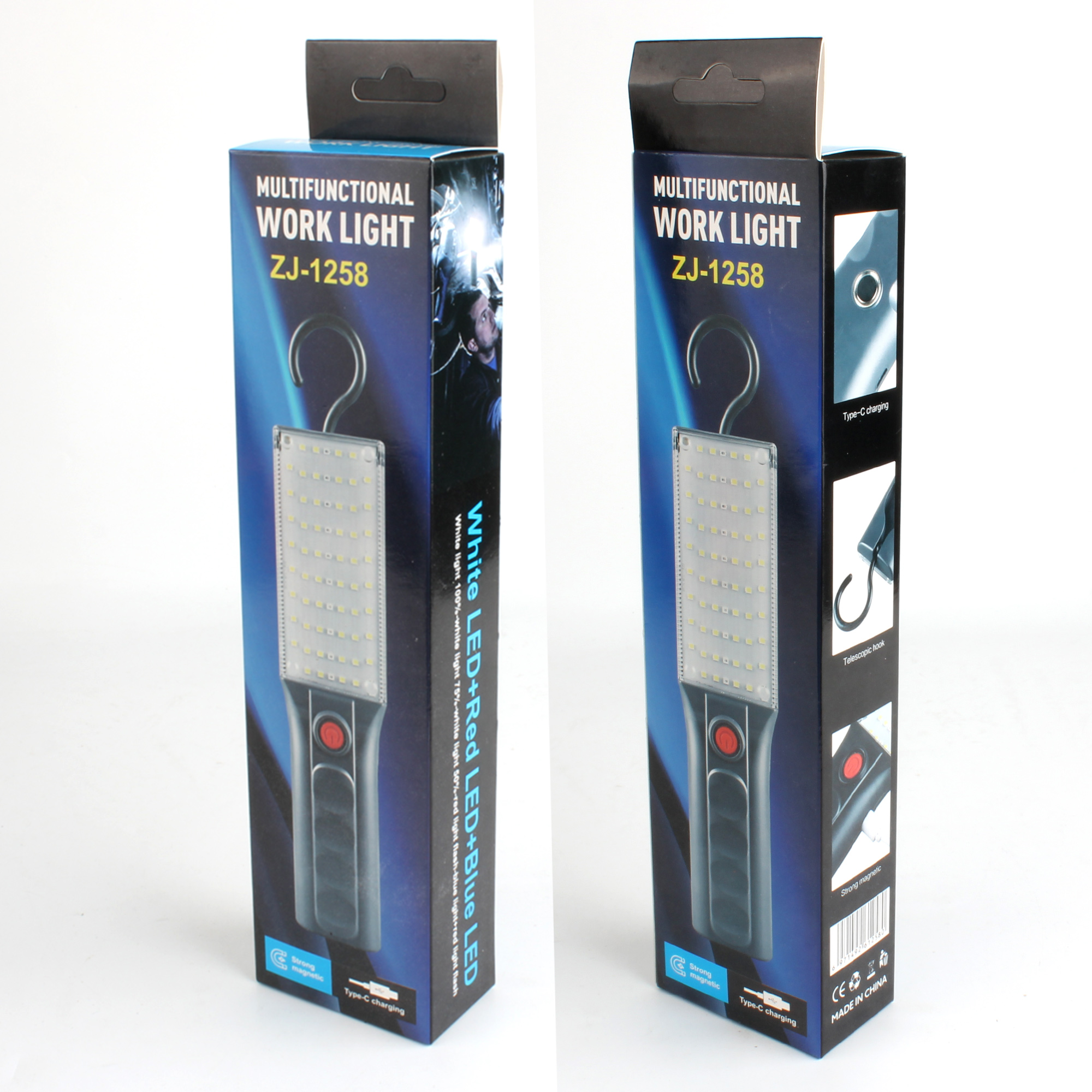 type-c Plastic work light, strong magnet light source, high-intensity emergency flashlight, maintenance light Specification image