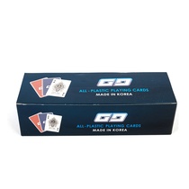 Plastic poker South Korea imported GG plastic creative PVC waterproof poker manufacturers supply