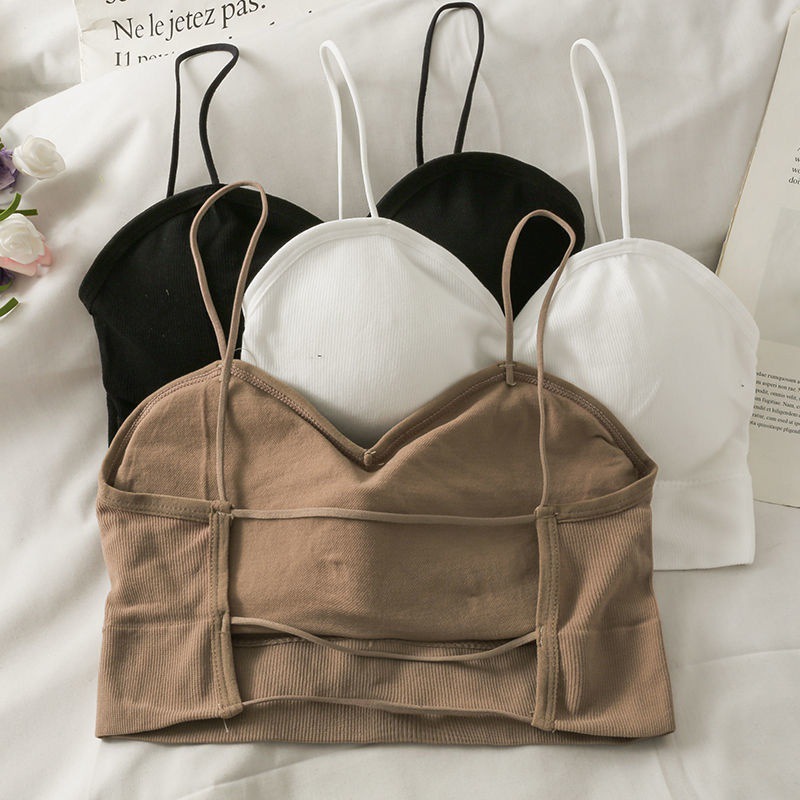 The New Summer Hollowed-Out Bra Girls Gather Together No Underwire Bra Students Anti-Slip Sports Wrap Chest Specification drawing