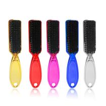 Brush plating hair brush neck professional salon hair trimmer nylon brush portable neck cleaning brush