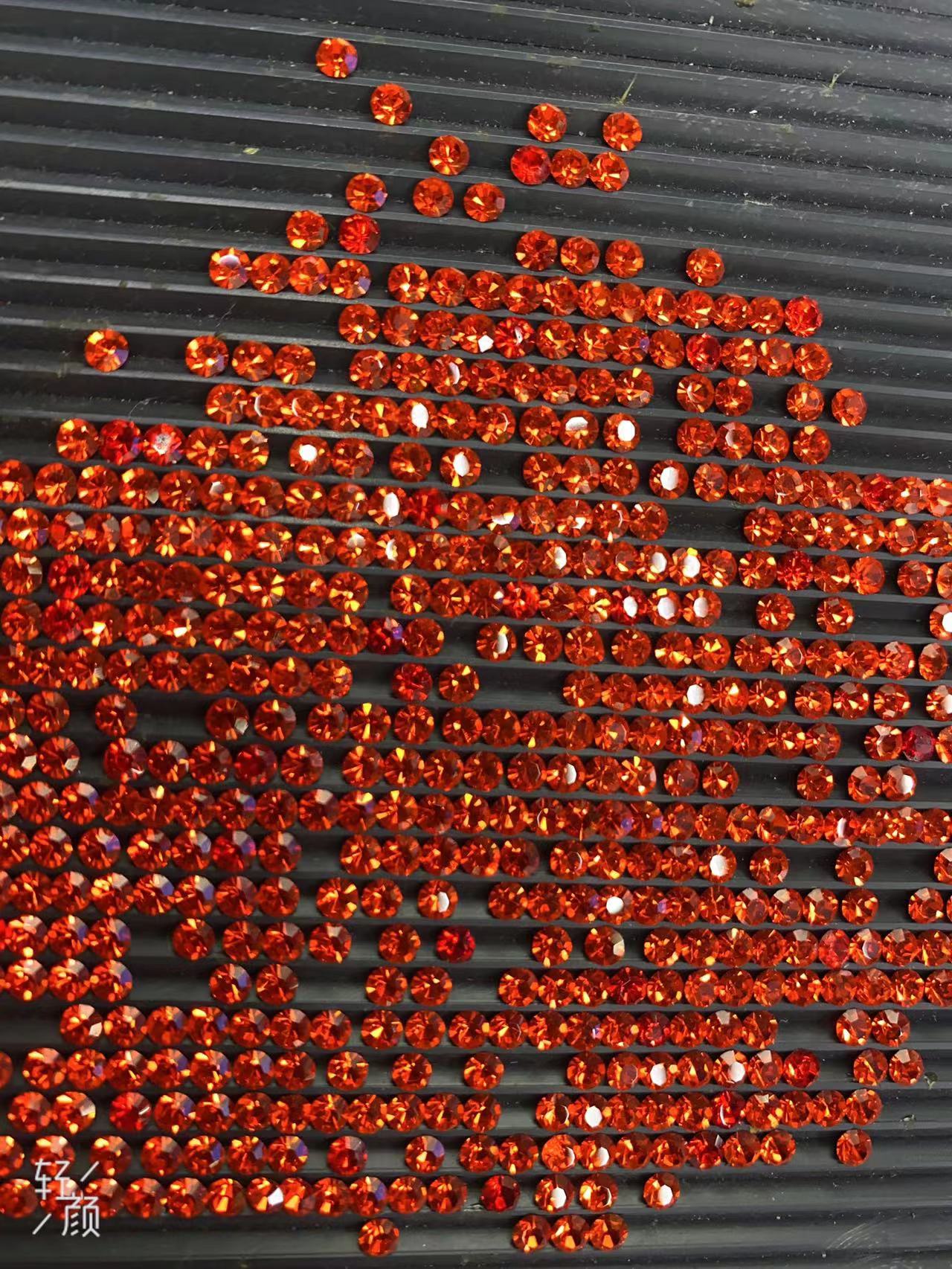 Preciosa Czech Rhinestone Red Zircon Ss11 Pp22 Imported Drill Specification drawing