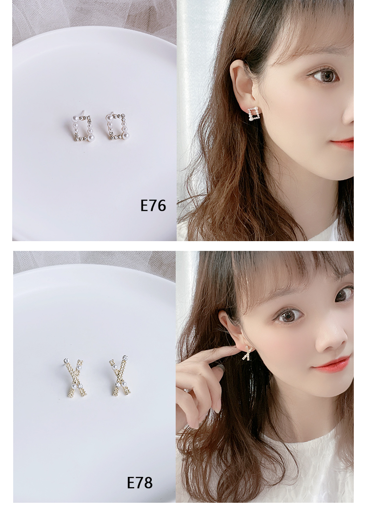 锆石银针耳环耳钉几何珍珠气质设计流苏迷你淑女镂空精致小巧日常迪菲尔-75-2详情2