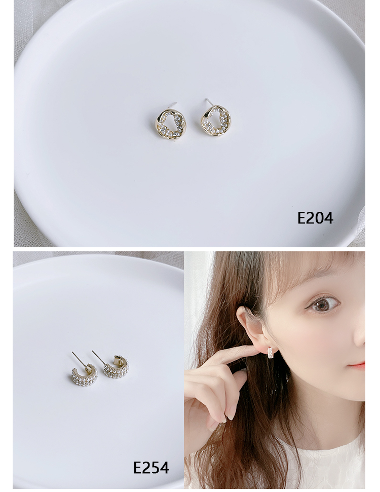 锆石银针耳环耳钉几何珍珠气质设计流苏迷你淑女镂空精致小巧日常迪菲尔-75-2详情3