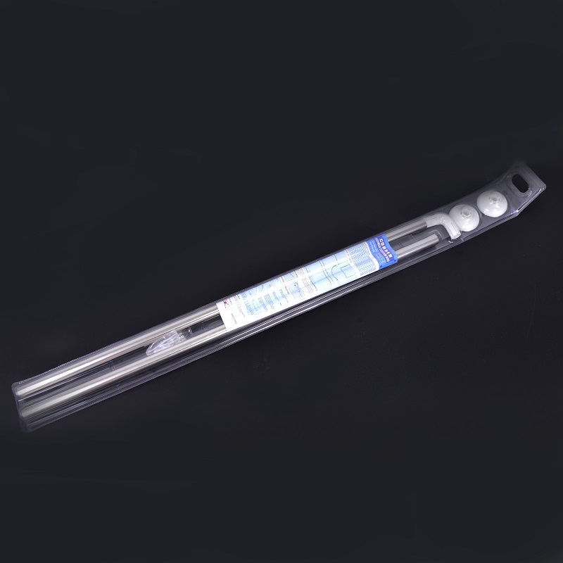Stainless Steel Shower Curtain Dry And Wet Separation Support Rod Curtain Rod Balcony Bathroom Shower Curtain Rod 80*80Cm Blister Shell Rod details Picture