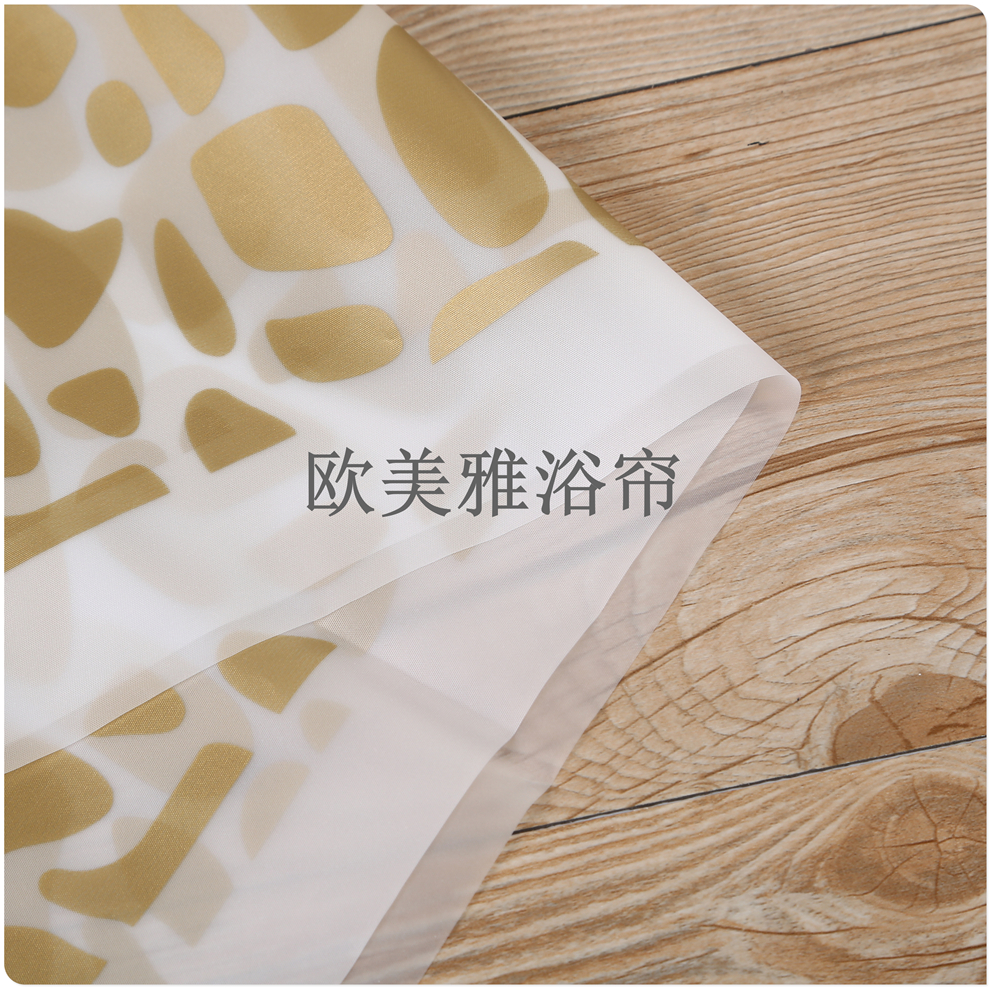 Shower curtain Waterproof mildew resistant thickened curtain Bathroom partition curtain perforation-free door curtain Bath curtain large package shower curtain Application Scenario