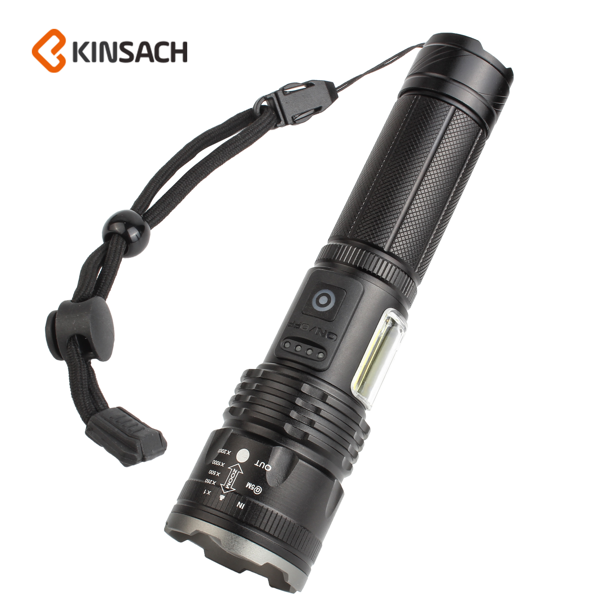 Strong light long distance flashlight White laser +10* red +20* white COB flashlight