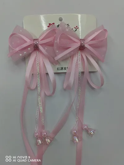 Big Bow Tie Vintage Hair Clip