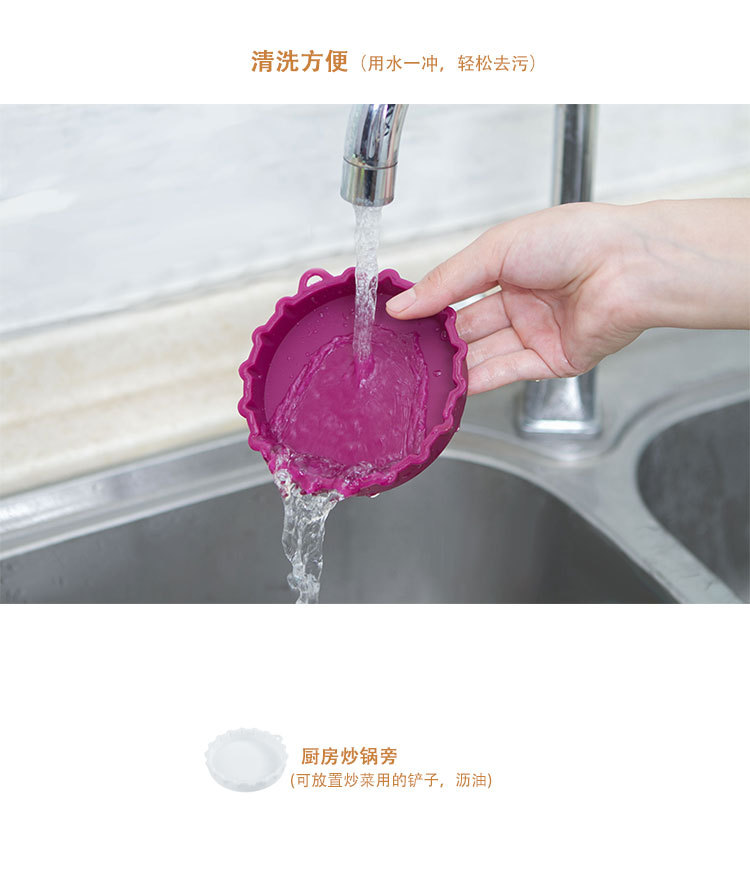 物叠生创意多功能啤酒瓶盖造型烟灰缸硅胶烟灰缸隔热杯垫垃圾收纳详情6