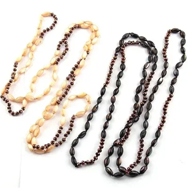 Totem Jewelry Beaded Double Strand Long Necklace Sweater Chain 150 Specification drawing