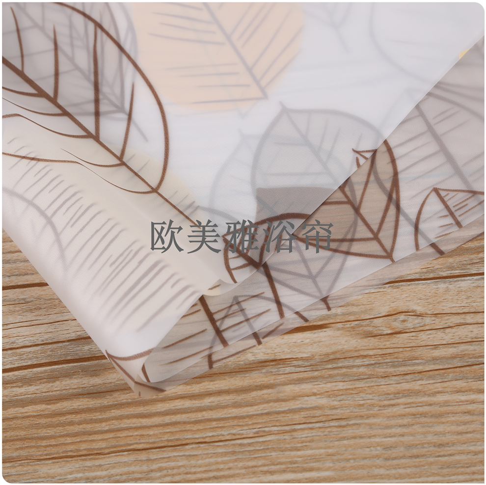 Bathroom shower curtain set Perforation-free toilet tarp toilet mildew proof partition curtain Shower curtain curtain Door curtain snap shower curtain Item Picture