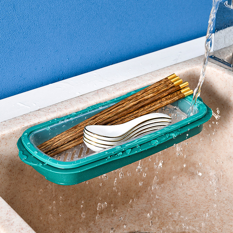 Sink drain storage rack in the net