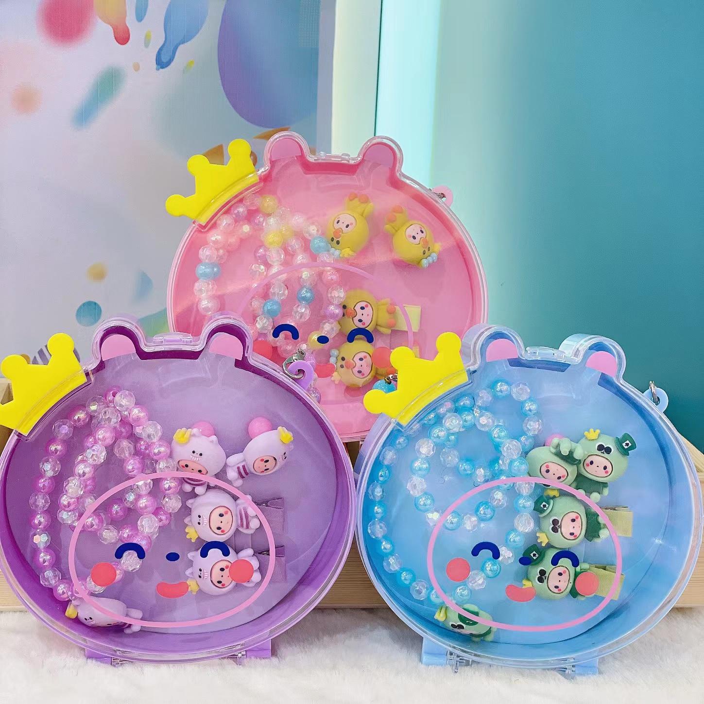 Crown Monkey Gift Box IP licensing classic cartoon style necklace headtie a variety of combinations with princess essential gift selection thumbnail