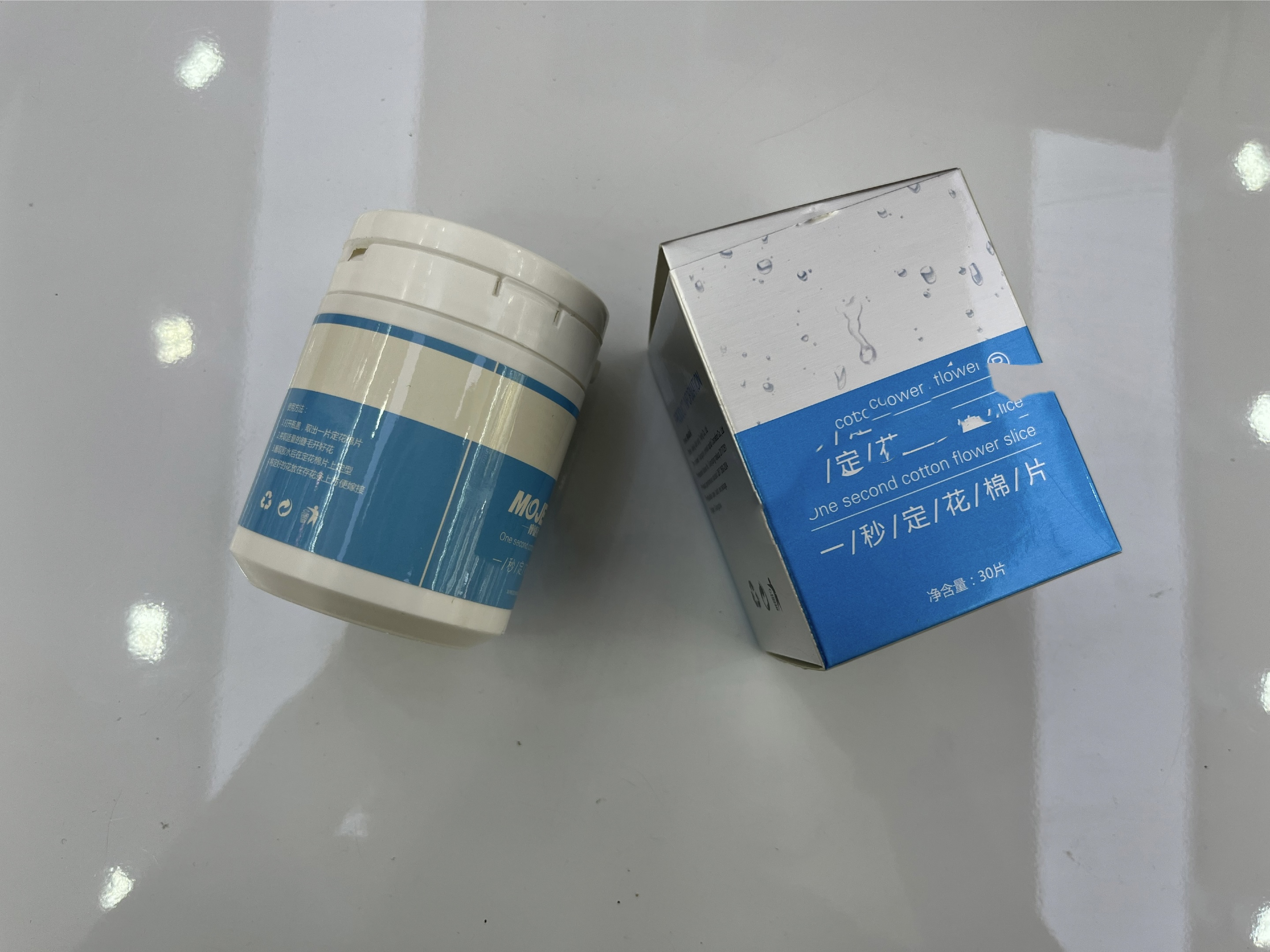 New Show Eyelash Eyelash Aid One Second Set Cotton Tablet