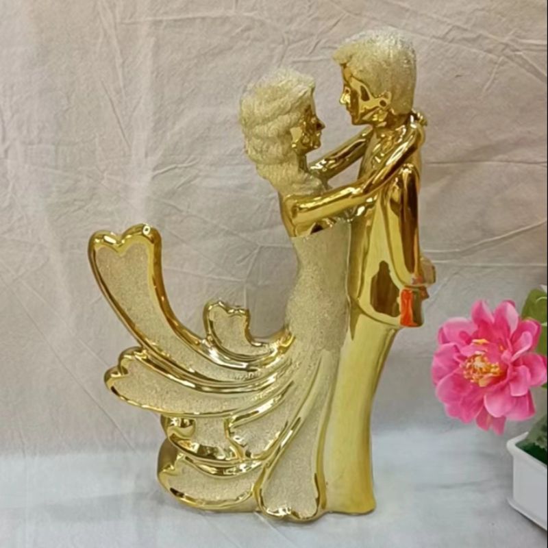 Baoxian Craft Ceramic ornaments, figures, couples, India Specification image