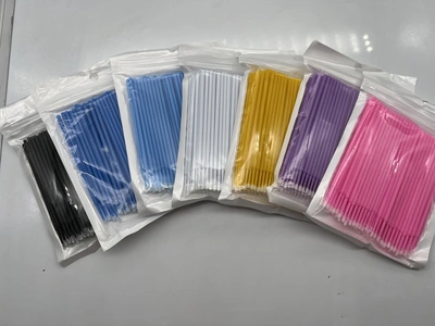 New Show False Eyelash Extension Aid Cleaning Stick Bag Cotton Swab