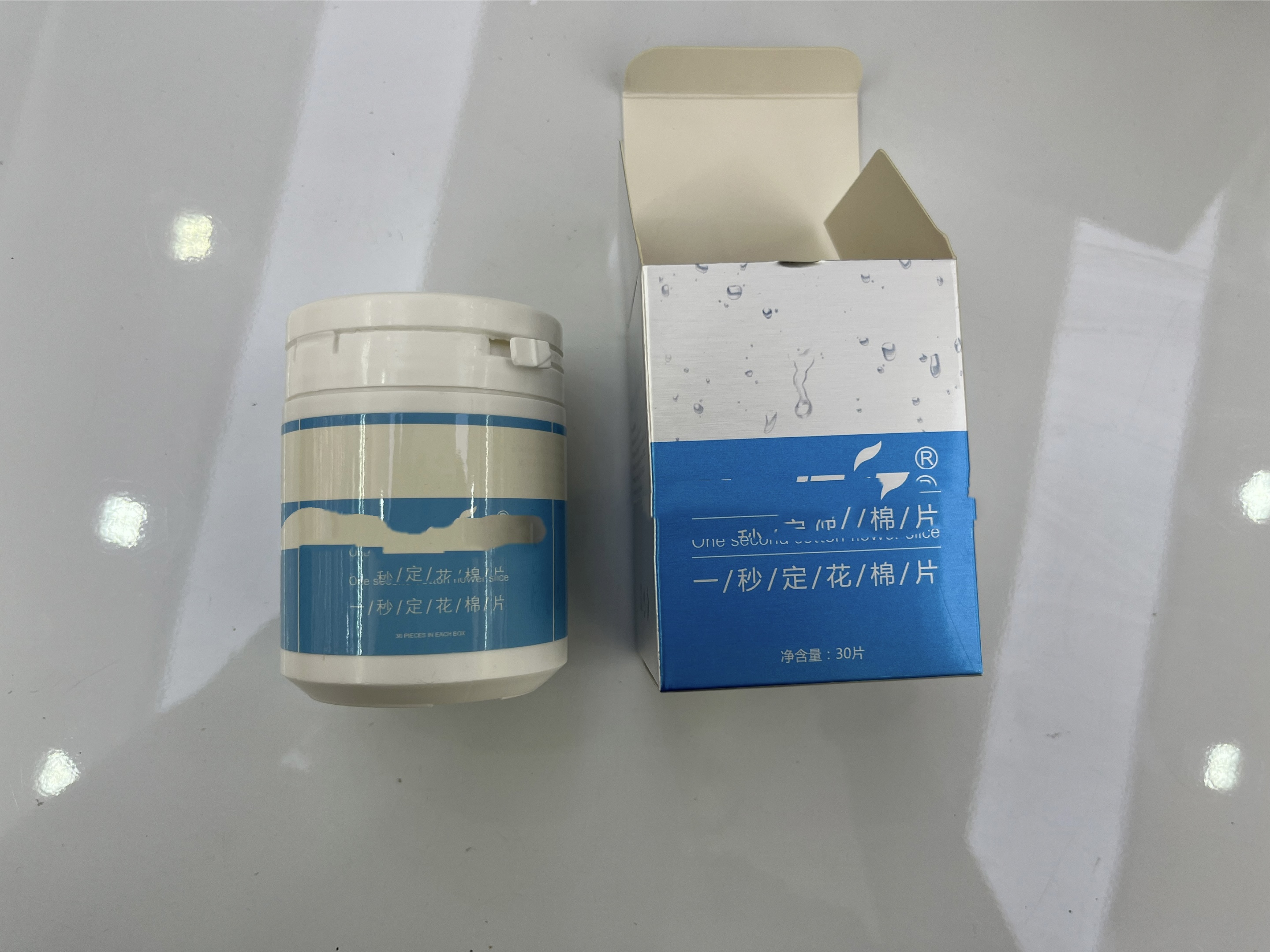 New Show Eyelash Eyelash Aid One Second Set Cotton Tablet details Picture