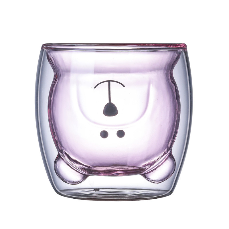 Manufacturers Wholesale Thickened Double Glass Egg Cup Insulated Home Coffee Cup Water Cup Juice Cup Milk Cup Item Picture