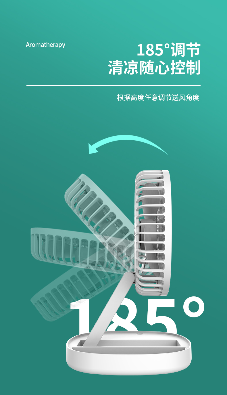 创易风扇地摊玩具风扇USB充电学生桌面台扇家用办公室折叠风扇网红爆款迷你风扇新款无刷风扇空气折叠循环扇详情8