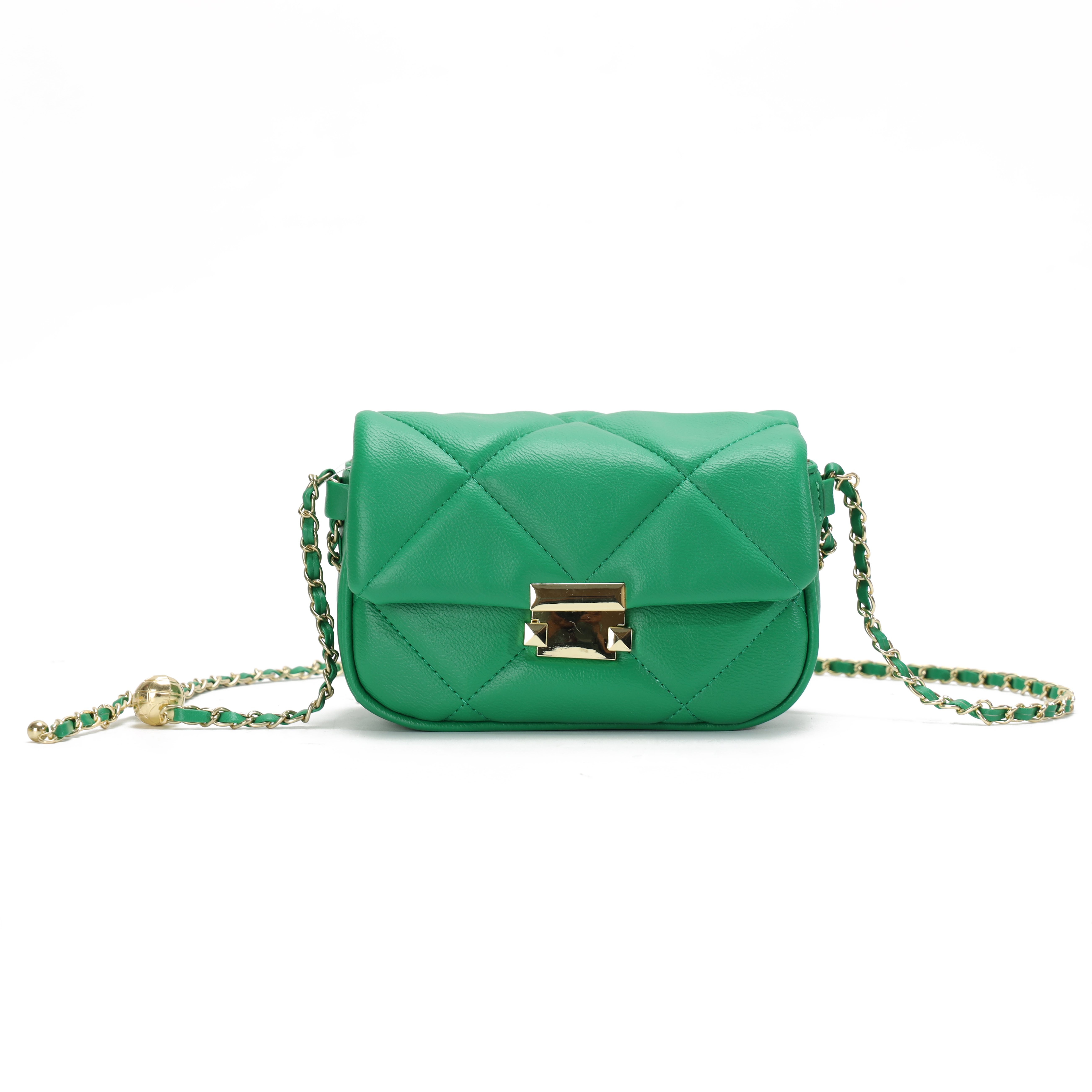 Bag women 2021 new fashion mini bag ins Korean version single shoulder crossbody bag small fragrant wind Ringer chain bag female bag new cross-body bag trend chain single shoulder bag thumbnail