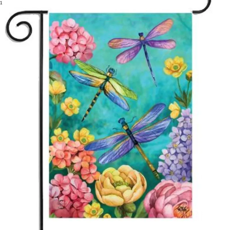 Amazon For Summer Garden Flag Digital Double-Sided Linen Printed Pattern Outdoor Garden Flag Manufacturers Direct Wholesale 4