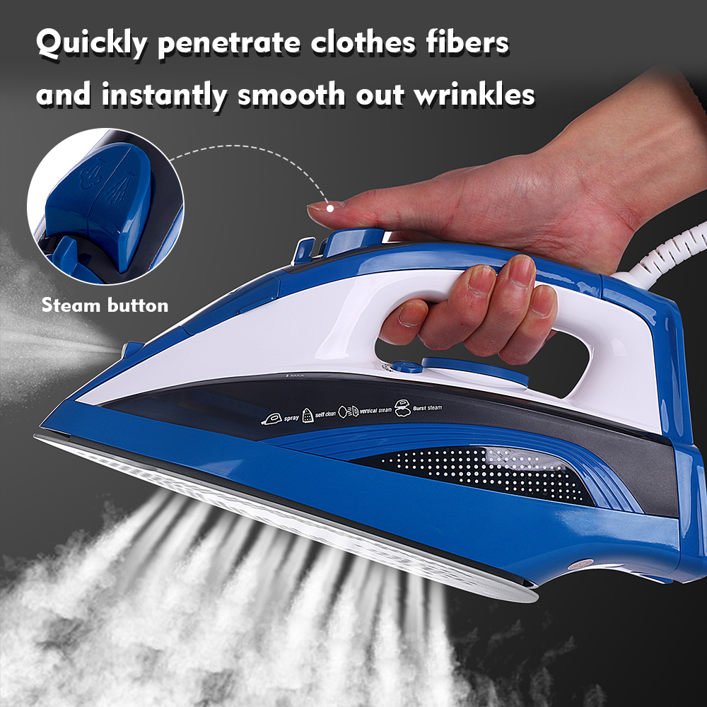 220V Euro standard hand-held electric iron Portable steam iron R.1260 for household use