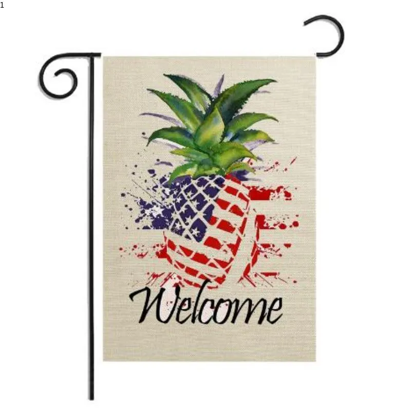 Amazon Summer Garden Flag Digital Double-Sided Linen Printed Pattern Outdoor Garden Flag Manufacturers Choose Wholesale 3