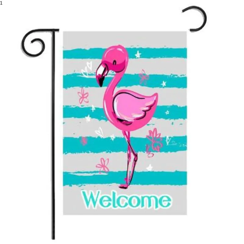 Amazon For Summer Garden Flag Digital Double-Sided Linen Printed Pattern Outdoor Garden Flag Manufacturers Choose Wholesale 4