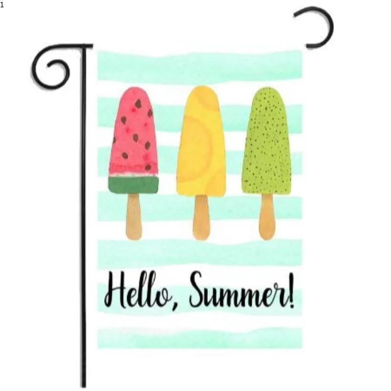 Amazon Summer Garden Flag Digital Double-Sided Linen Printed Pattern Outdoor Garden Flag Manufacturers Choose Wholesale 2