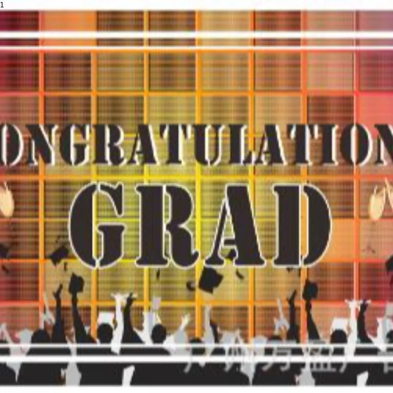 Cross-Border New Graduation Season Banner Graduation Party Door Curtain Outdoor Decorative Background Cloth Hanging Flag Festival Hanging Flag Hanging Cloth Multiple Choice 1 details Picture