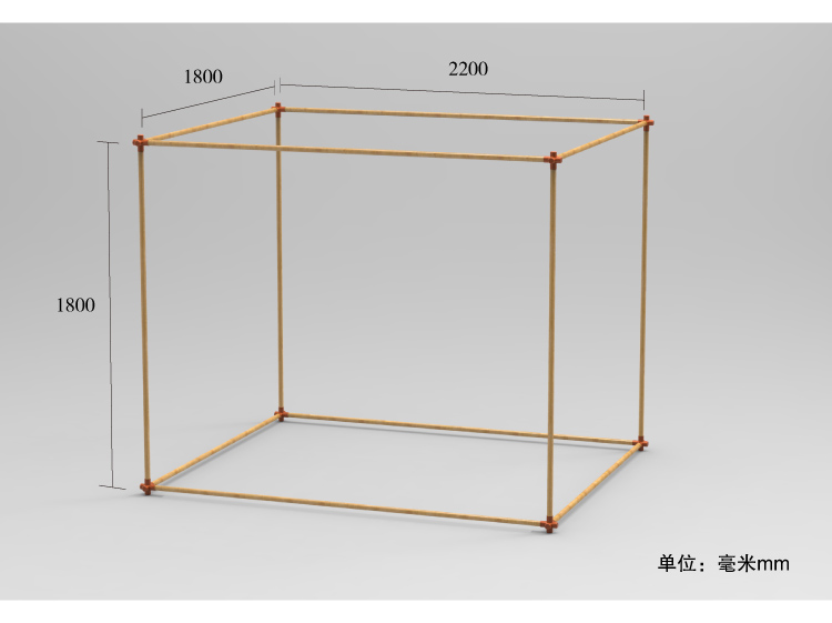 至为家居严选立方竹茶茶空间展示空间便携可拆装户外茶展示详情9