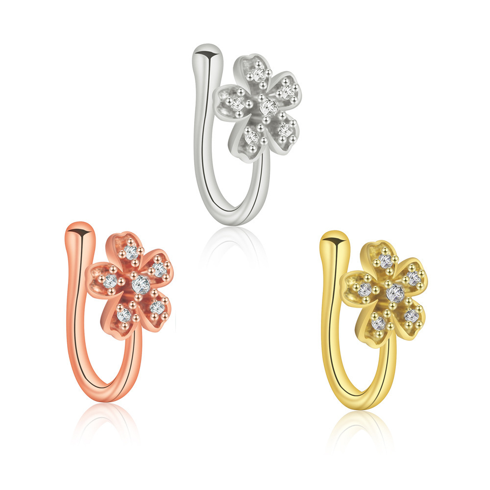 肚脐钉/钛合金穿孔耳钉唇钉/鼻夹/阿拉伯文创/鼻钉细节图