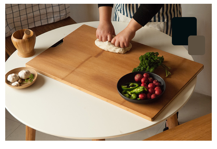 至为家居严选整竹菜板家用案板厨房砧板大号长方形擀面板切菜板详情17