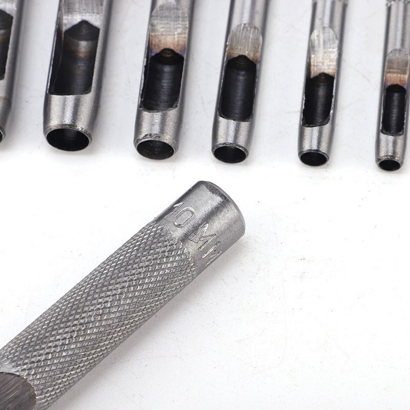 1MM圆冲打孔器手工制作diy皮革皮具皮带冲腰带包带表带气眼打孔冲详情3
