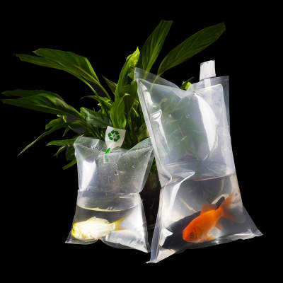 logistics packaging recycle LDPE inflatable air cushion bag for aquarium fish details Picture