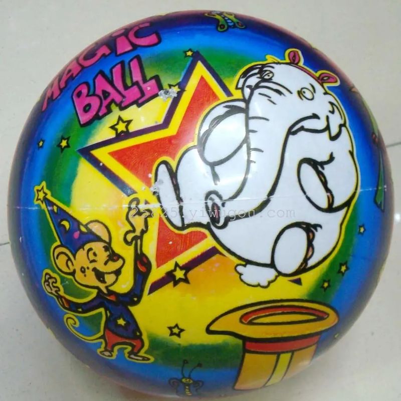 6-inch /pvc toy balls/water balls/beach balls/single-printed balls/printed balls/flower balls/Full-printed balls details Picture