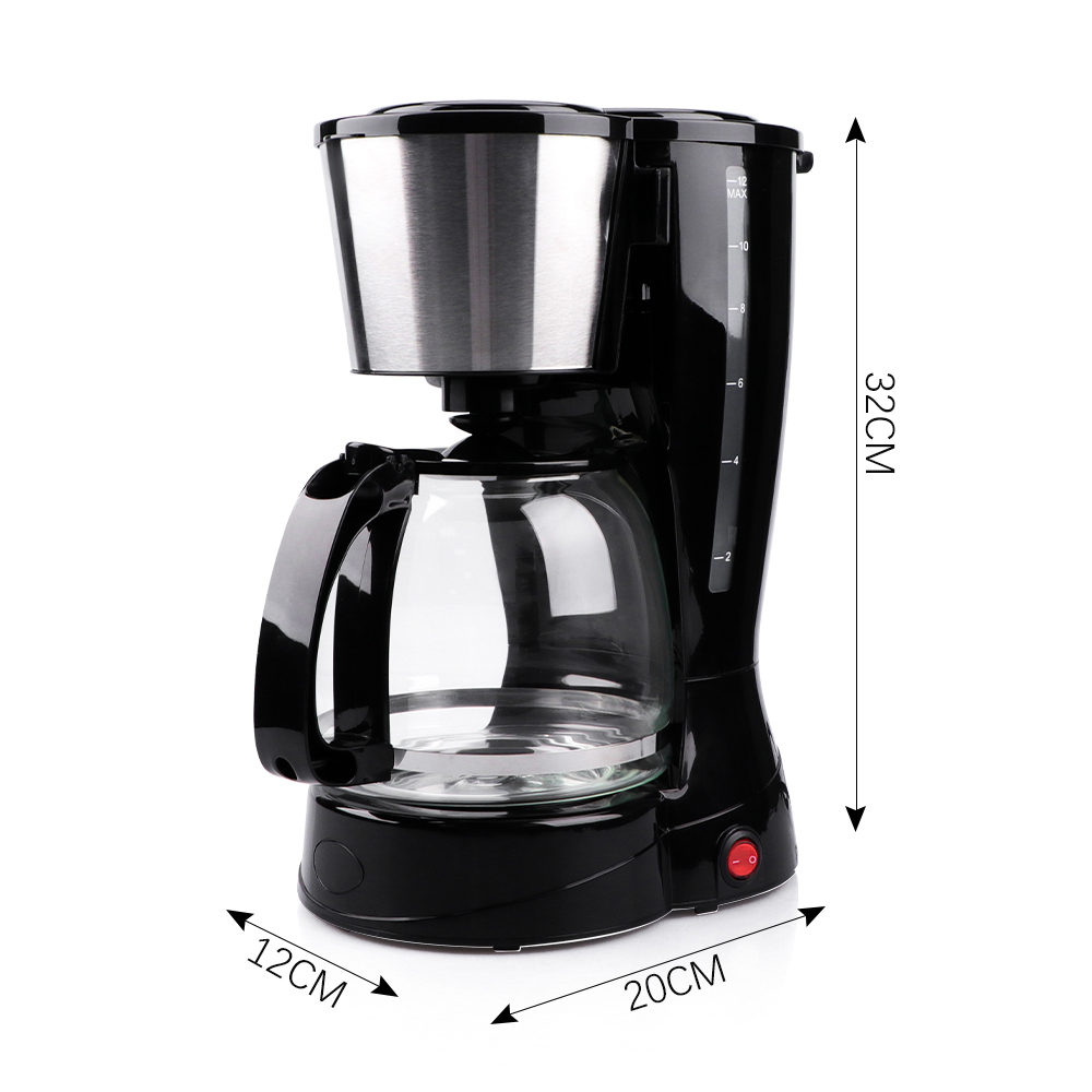 Automatic American drip coffee machine dry burn resistant home office tea brewing machine R.123S Item Picture