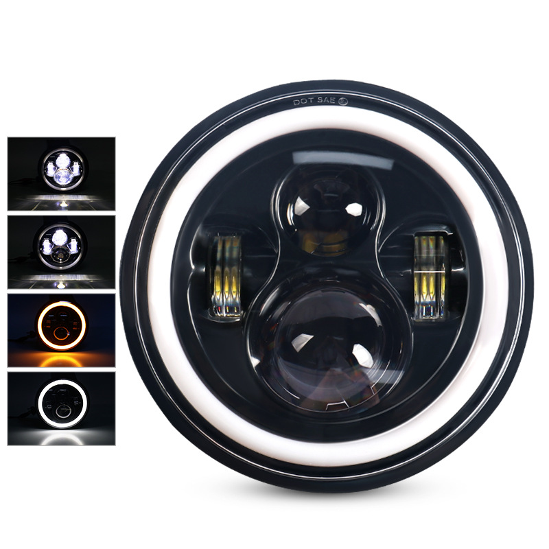 7 "Wrangler headlights Automotive led headlights Harley motorcycle led modified headlights Automotive off-road headlights Automotive supplies Automotive supplies Automotive accessories