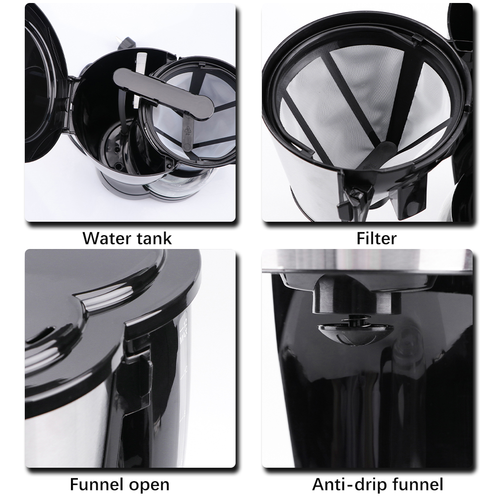Automatic American drip coffee machine dry burn resistant home office tea brewing machine R.123S Application Scenario