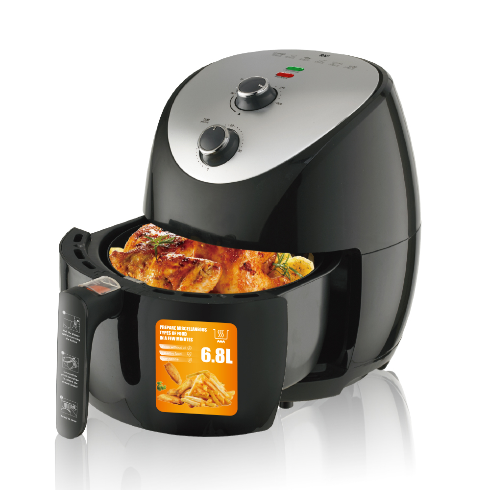 R.5285 Household intelligent electric oven Large capacity multi-function automatic French fries machine no oil smoke deep fryer direct sales Specification drawing