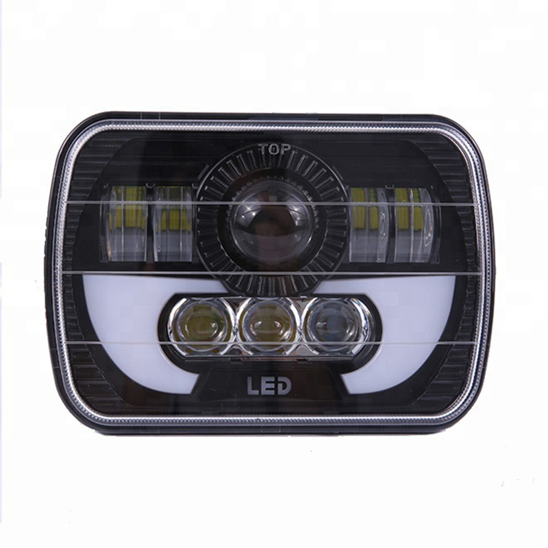 7 "square lights LED headlights truck headlights modified headlights SUVs car vans truck Wranglers big lights Automotive supplies Automotive supplies Automotive accessories