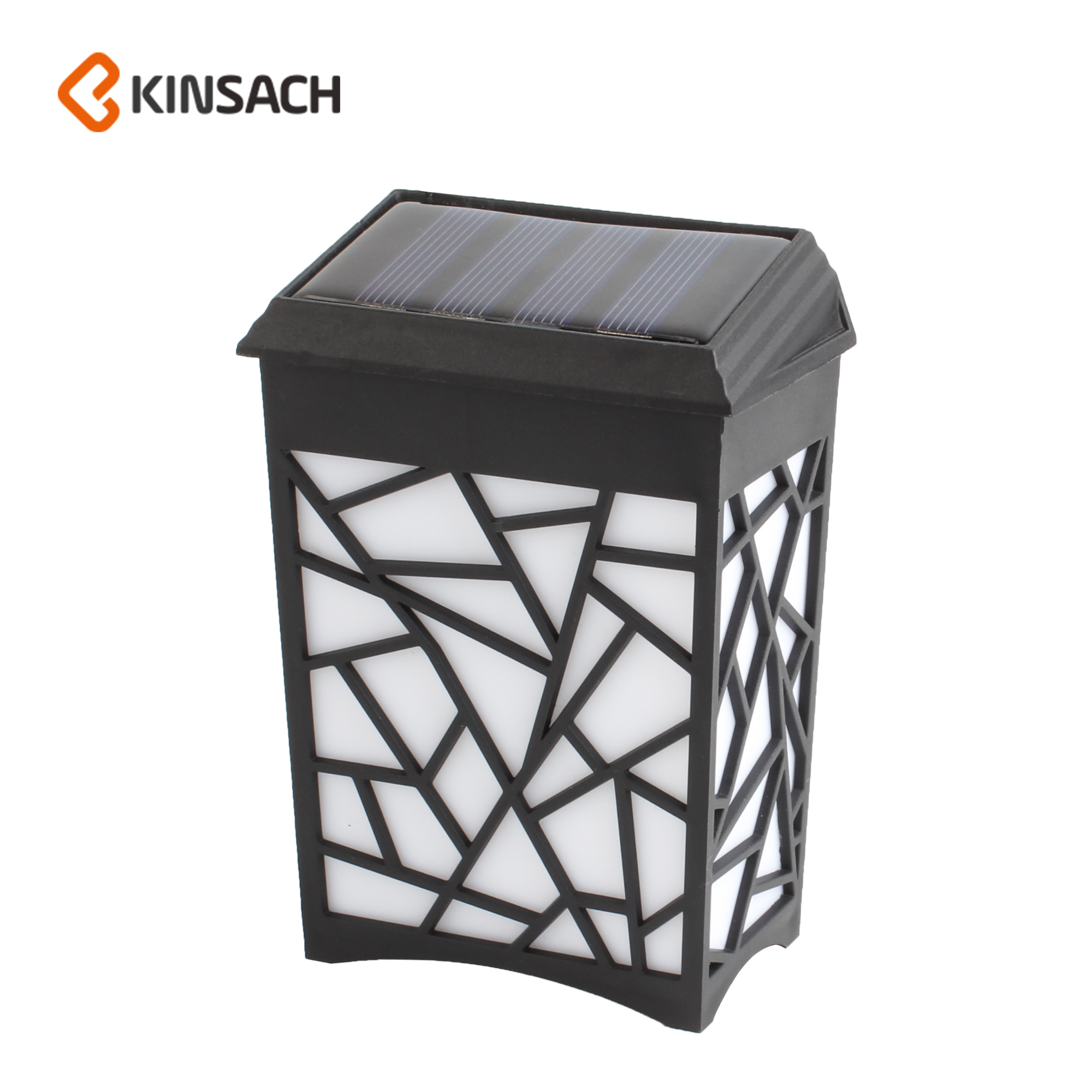 Cross-border Amazon solar garden light led fence light Fence hollow light Garden decoration atmosphere landscape light