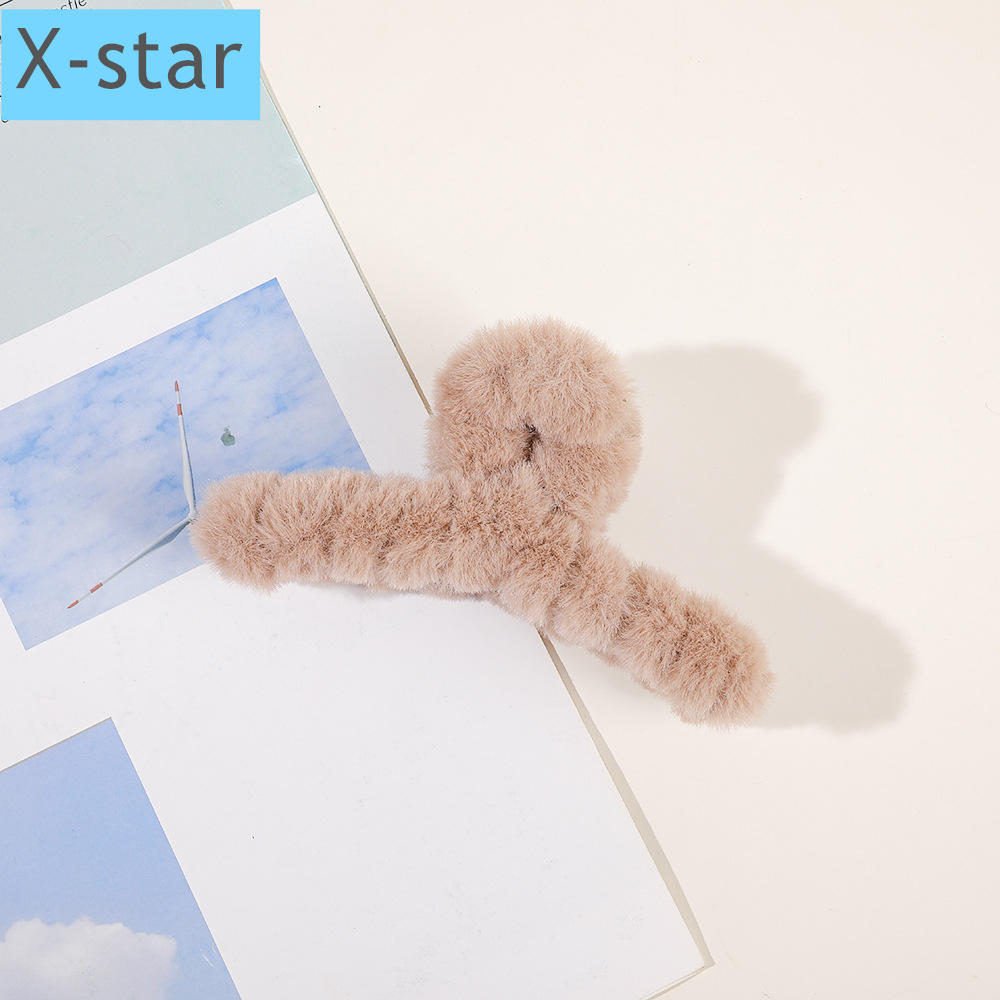 糖果色爪夹/盒装发夹/盘发边夹白底实物图