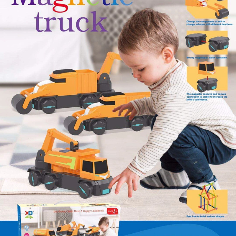 A magnetic and educational multi-functional assembly engineering vehicle for children Specification image