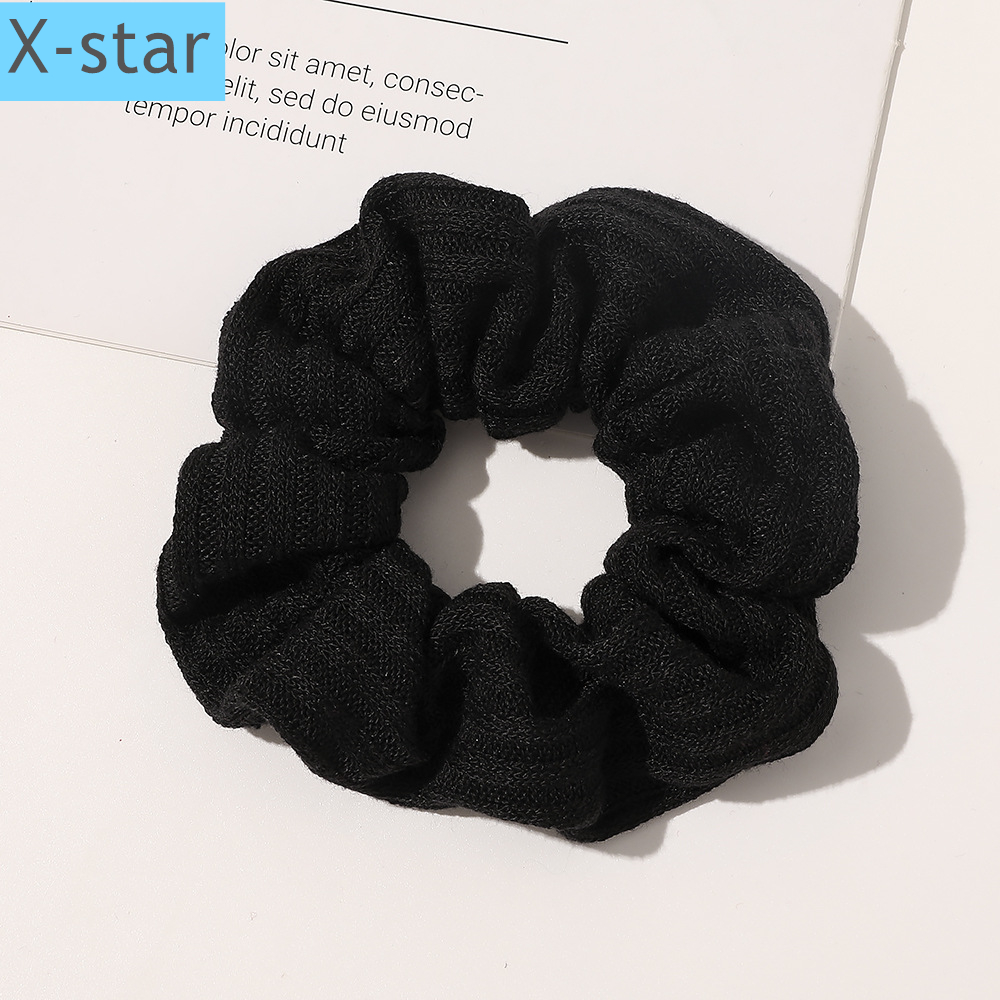 超甜拼色仿兔毛大肠圈发圈扎马尾发绳秋冬新款毛线毛绒大肠发圈超甜拼色仙女气质雪纺发绳大肠圈头绳 星欣饰品详情12