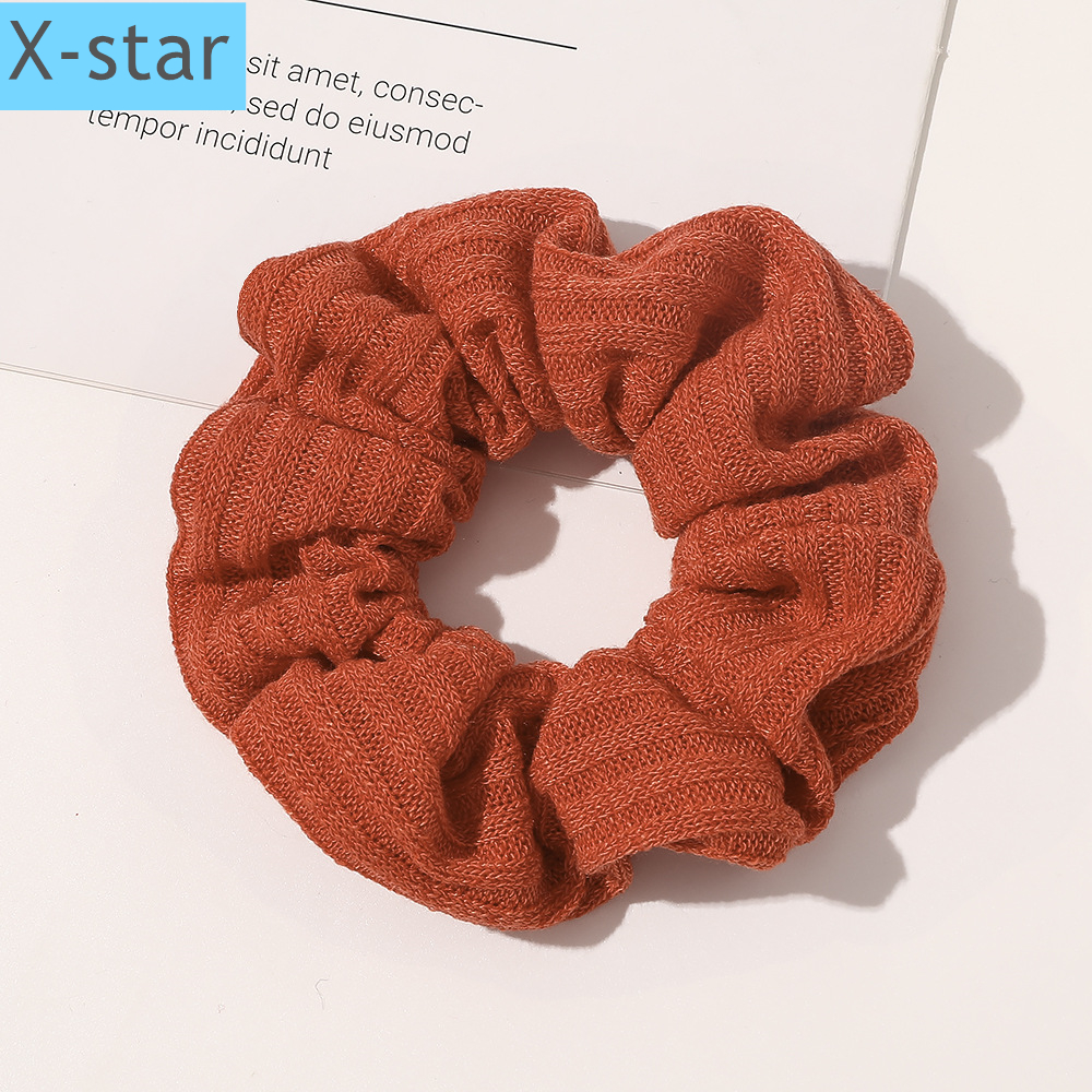 超甜拼色仿兔毛大肠圈发圈扎马尾发绳秋冬新款毛线毛绒大肠发圈超甜拼色仙女气质雪纺发绳大肠圈头绳 星欣饰品详情6