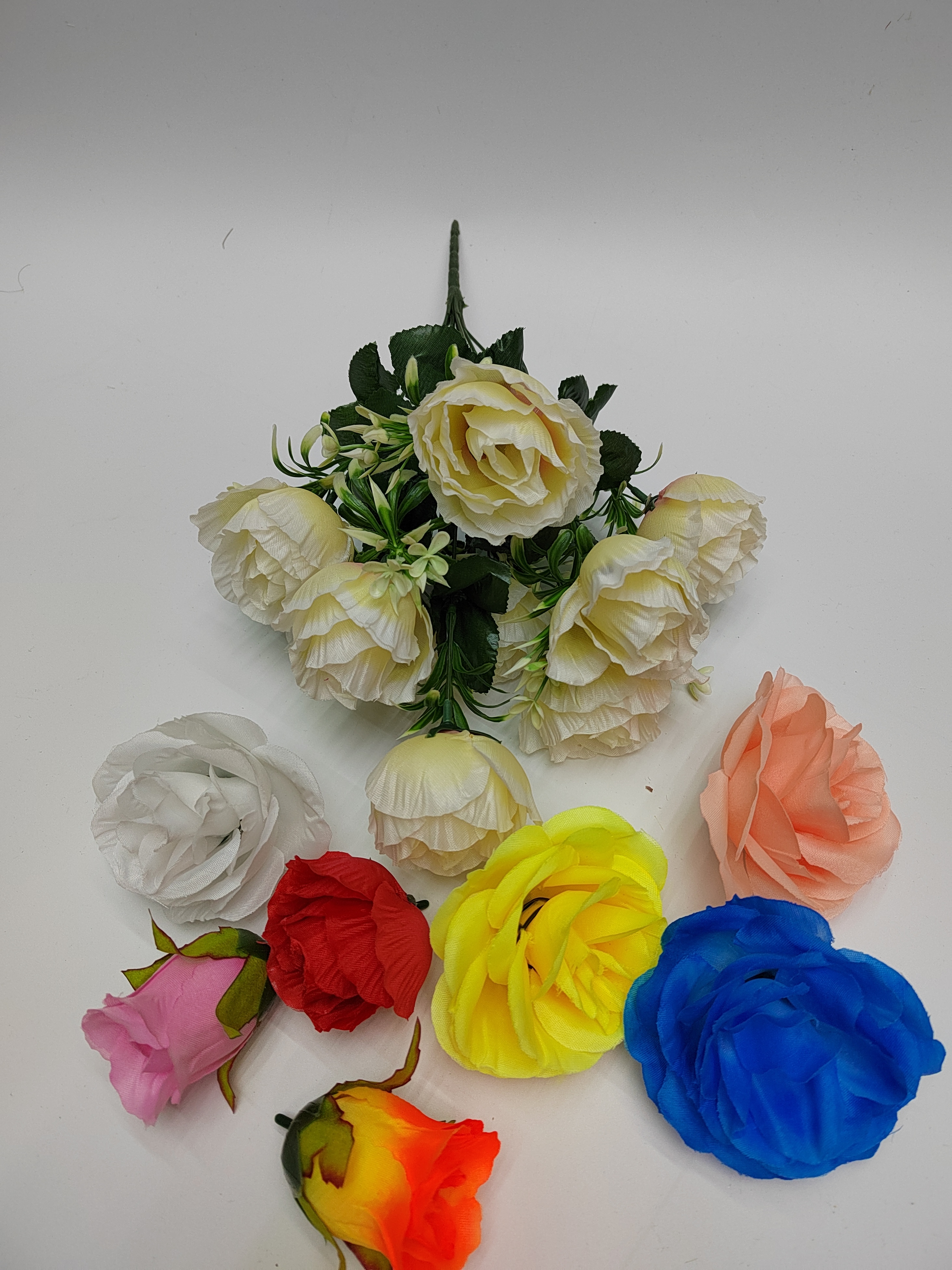 剑伟仿真植物104039 仿真植物仿真花仿真玫瑰仿真水草把束插花38详情1