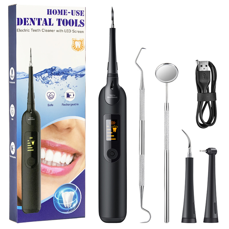 自动冲牙器强劲洗牙器牙结石脉冲牙齿正畸洁牙器电动牙刷USB充电式洁牙器 详情2