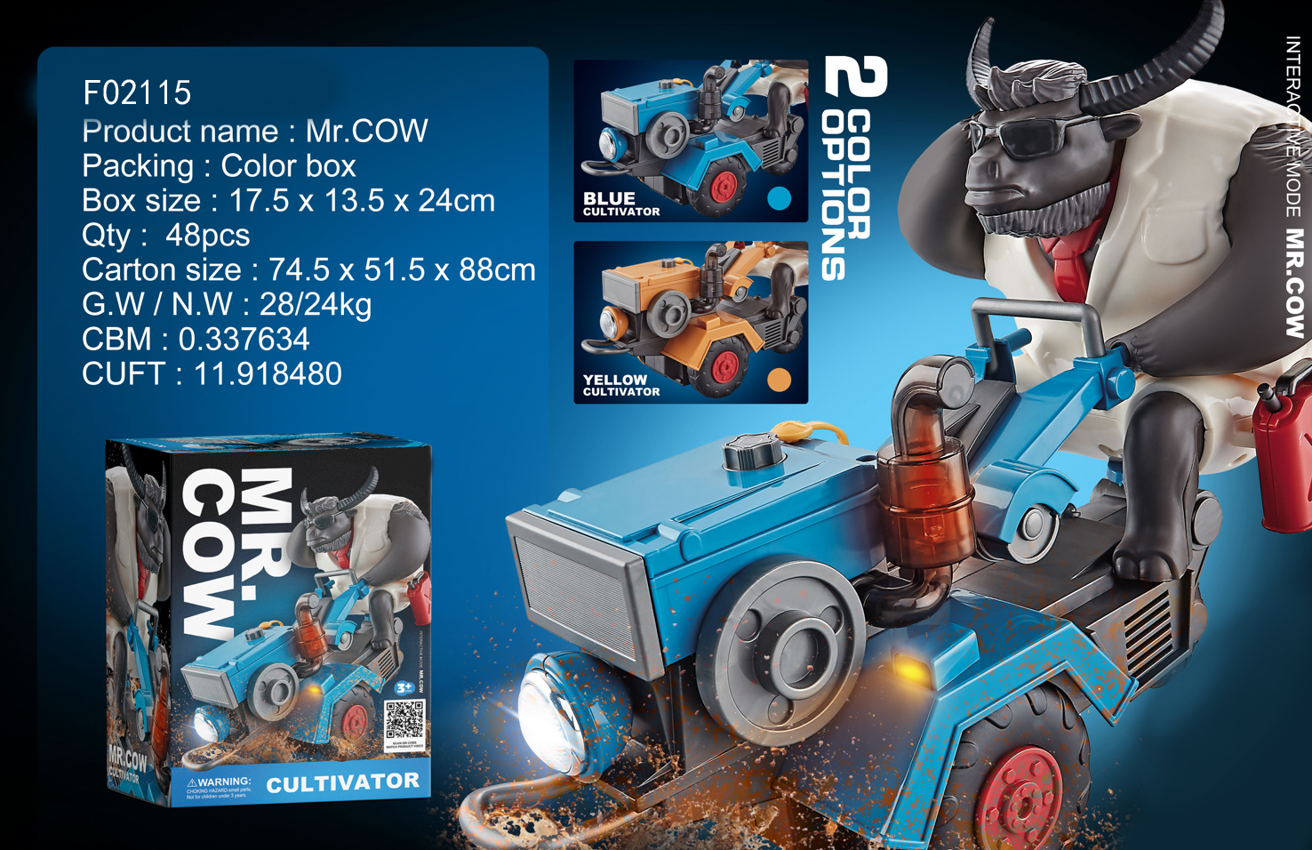 Electric Stunt Tractor details Picture