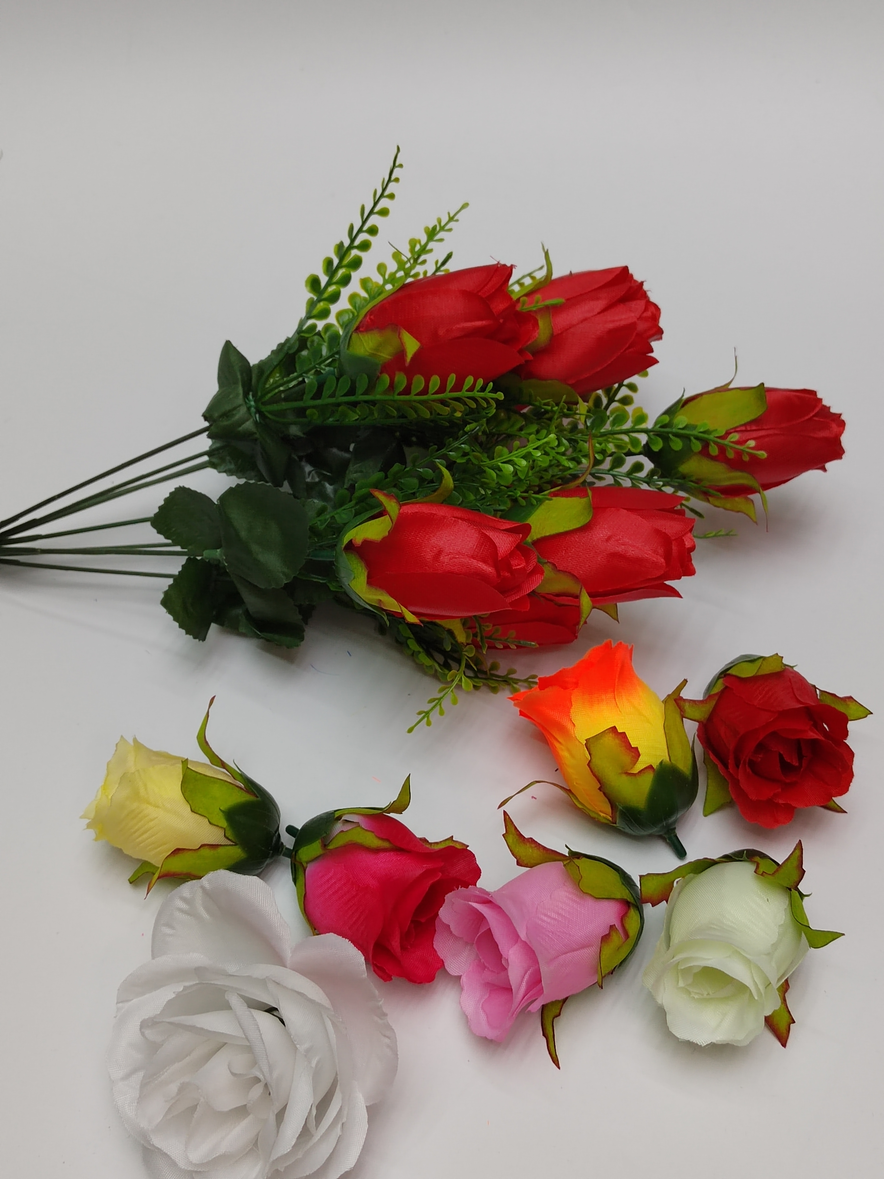 剑伟仿真植物104039 仿真植物仿真花仿真玫瑰仿真水草把束插花38详情2