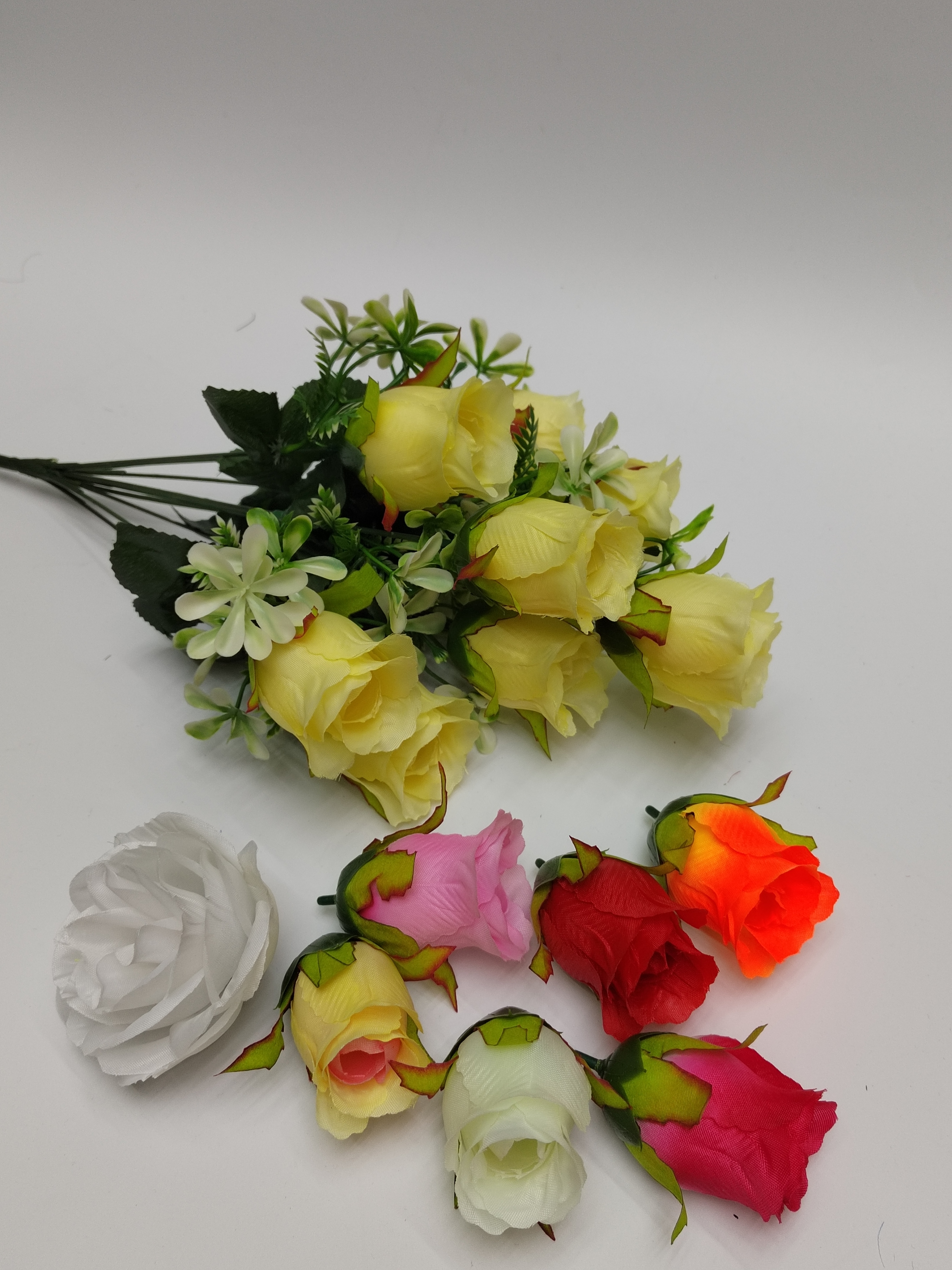 剑伟仿真植物104039 仿真植物仿真花仿真玫瑰仿真水草把束插花38详情7